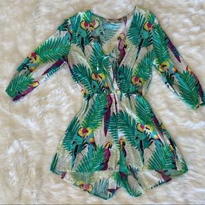 Gently worn Tropical Romper